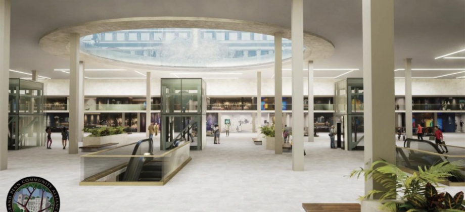 Proposed Commuter Hall Boarding Level at Grand Penn in New York.